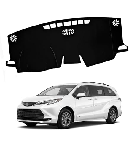 Amazon.com: YYCKE Dash Cover Mat Custom Fit for Toyota Sienna Mini